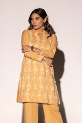 Cambric Embroidered Co-Ord Set KST-43090