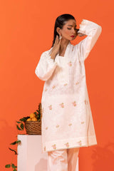 Cambric Embroidered Shirt And Embroidered Trouser KST-43092