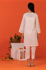 Cambric Embroidered Co-Ord Set KST-43095