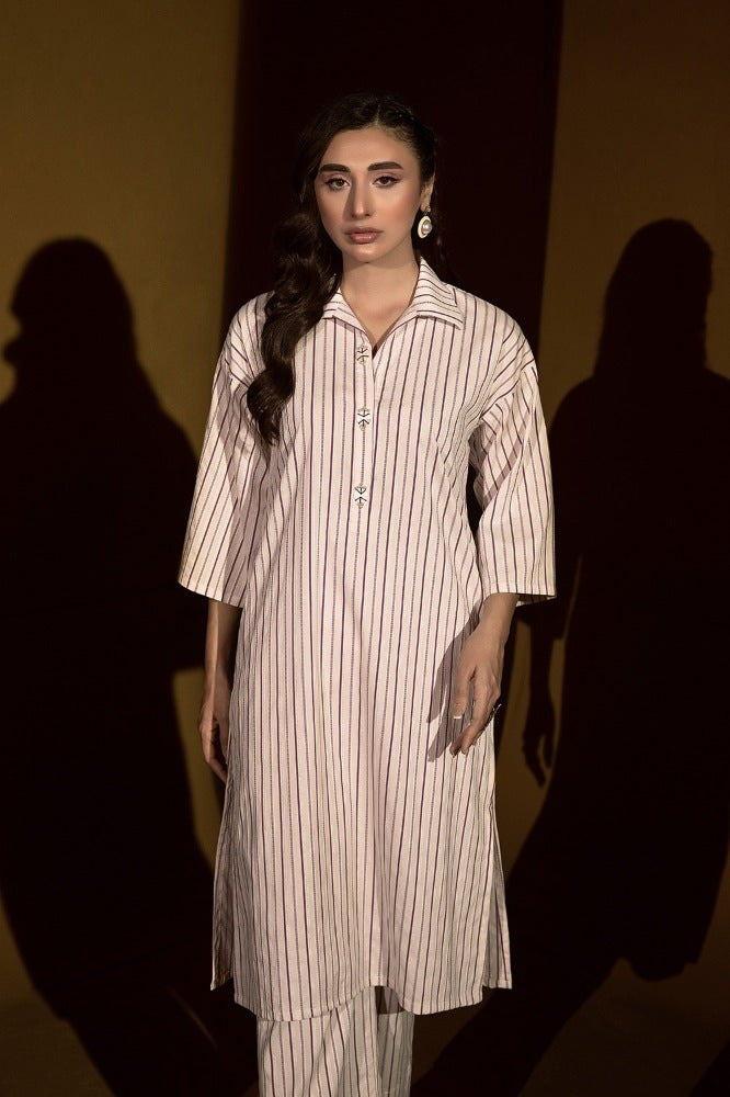 Jacquard Dyed Co-Ord Set KST-43122