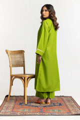 Blended Embroidered Shirt And Dyed Trouser KST-43164