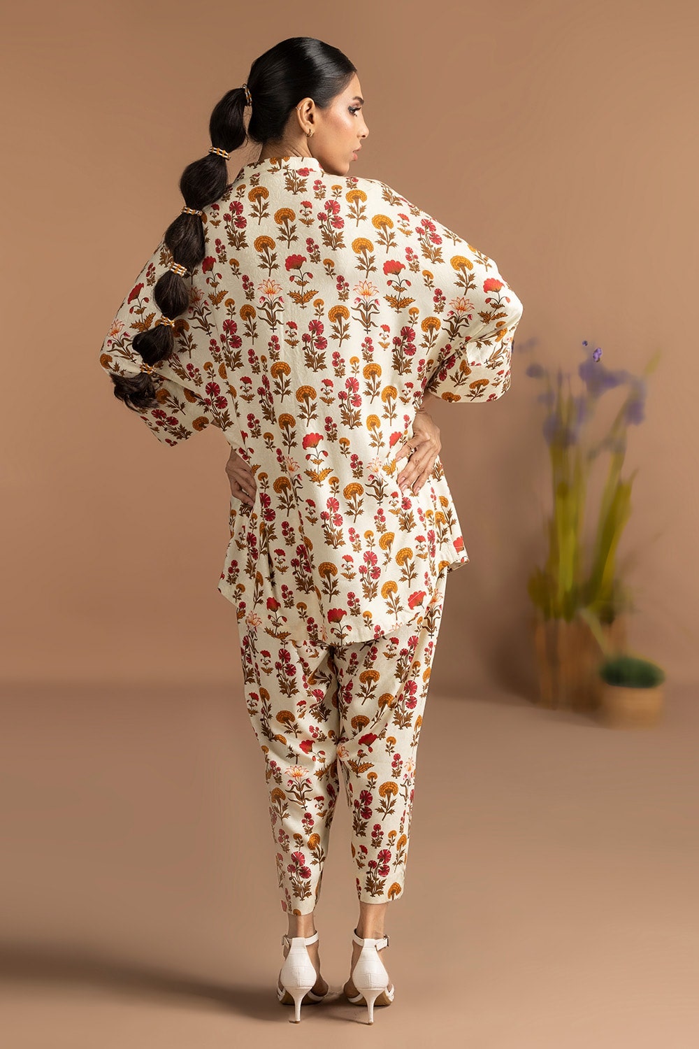 Dobby Printed Co-Ord Set KST-43246