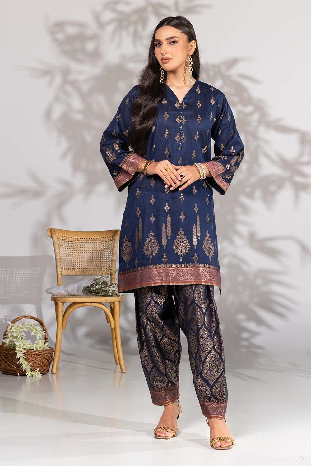 Jacquard Dyed Co-Ord Set
