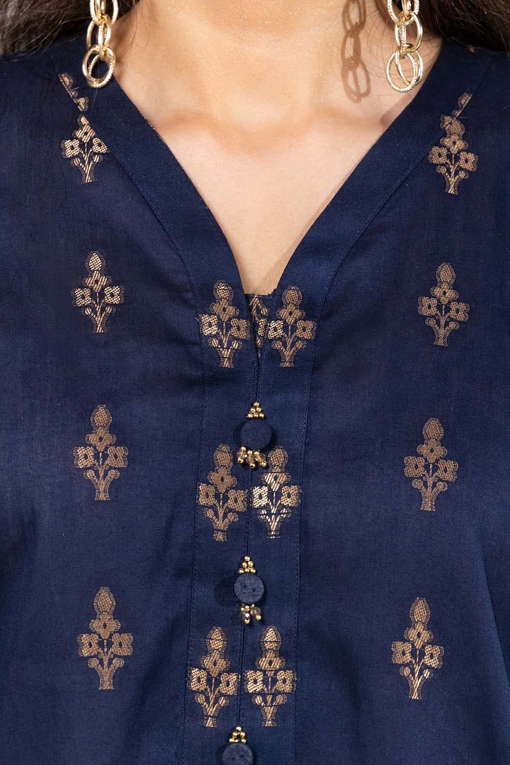 Jacquard Dyed Co-Ord Set KST-43303