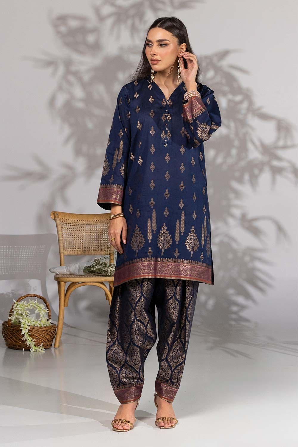 Jacquard Dyed Co-Ord Set