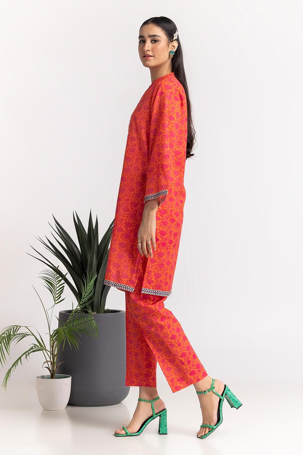 Dobby Printed Co-Ord Set KST-43311