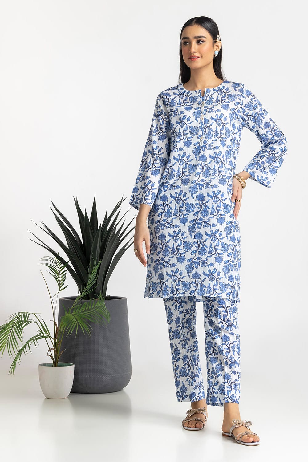 Dobby Printed Co-Ord Set
