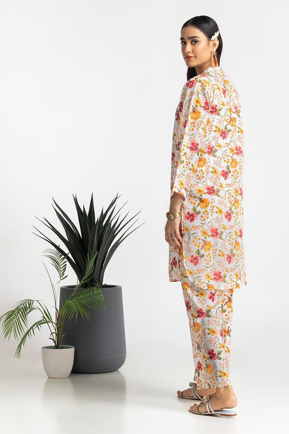 Dobby Printed Co-Ord Set KST-43313