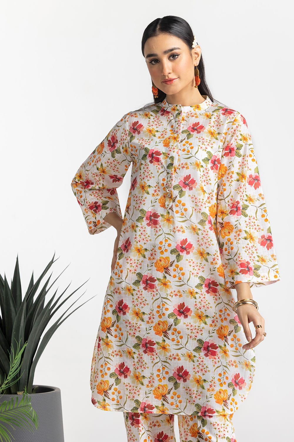 Dobby Printed Co-Ord Set KST-43313