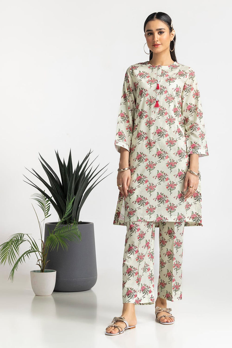 Dobby Printed Co-Ord Set