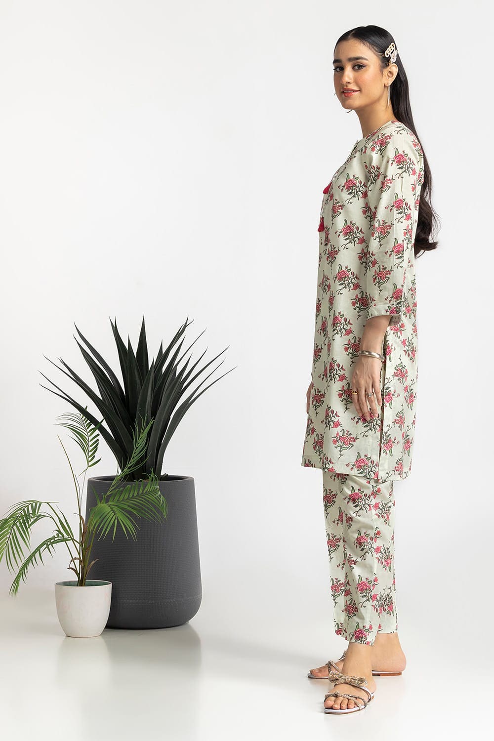 Dobby Printed Co-Ord Set KST-43314
