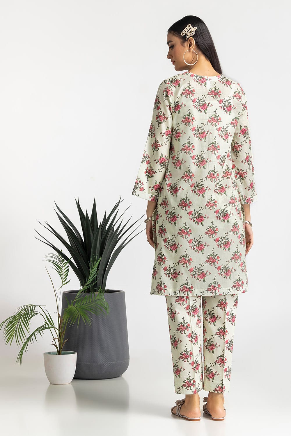 Dobby Printed Co-Ord Set KST-43314