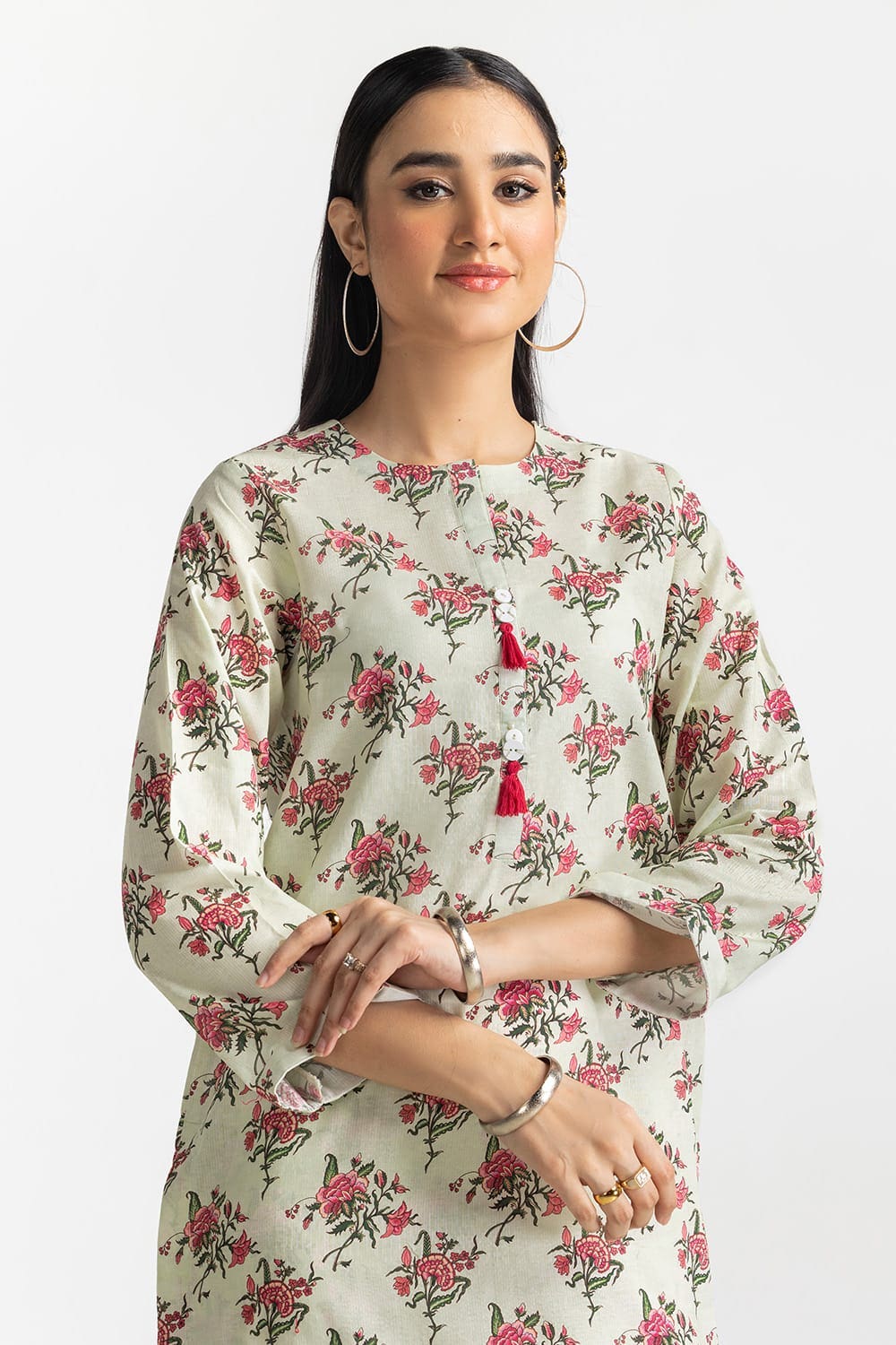 Dobby Printed Co-Ord Set KST-43314