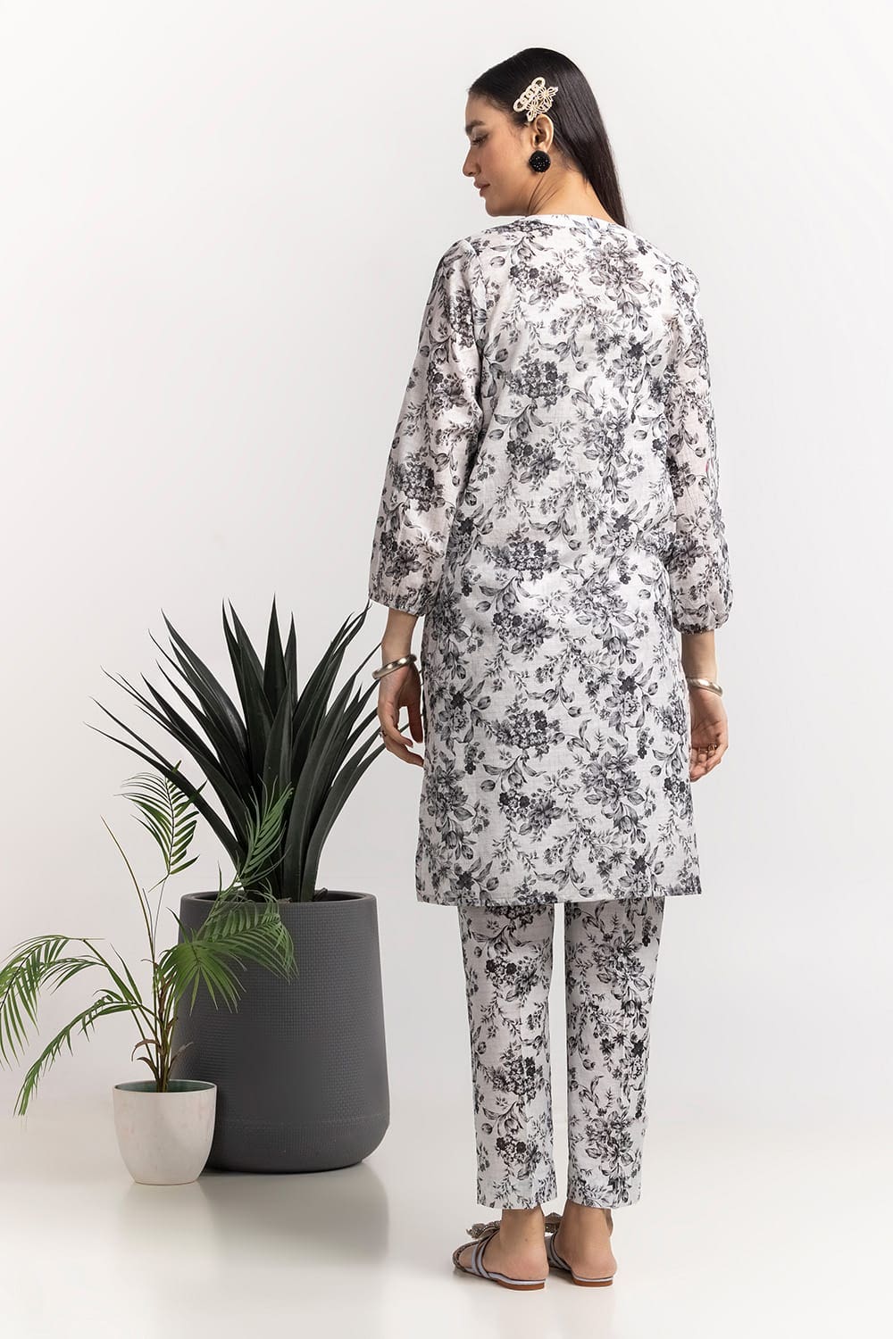 Dobby Printed Co-Ord Set KST-43315