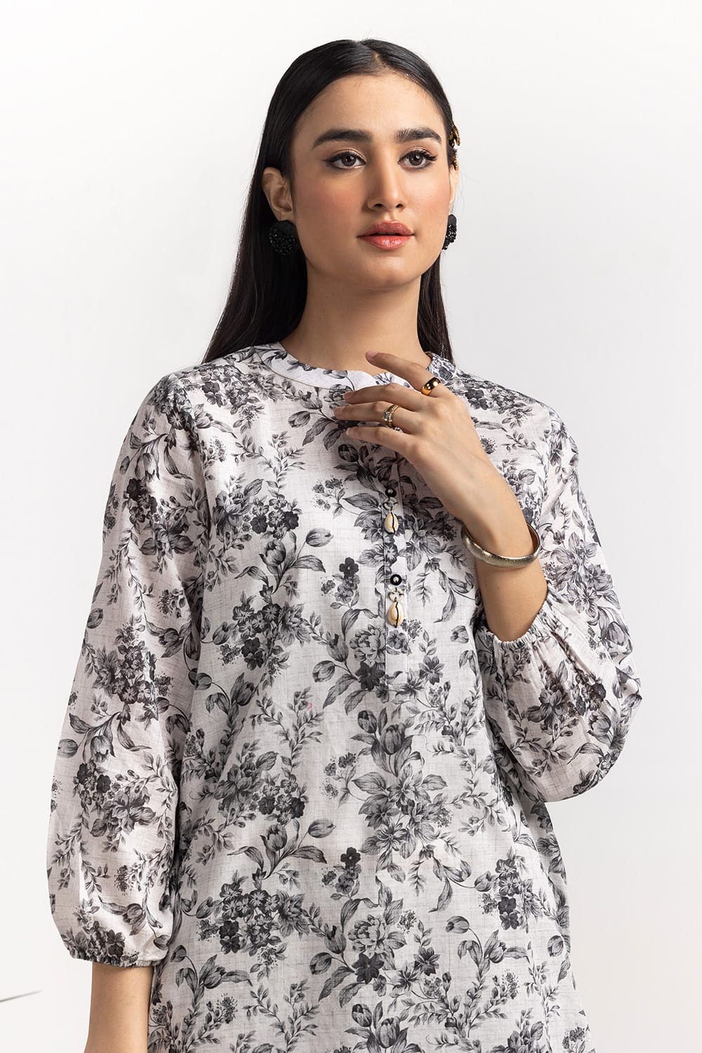 Dobby Printed Co-Ord Set KST-43315