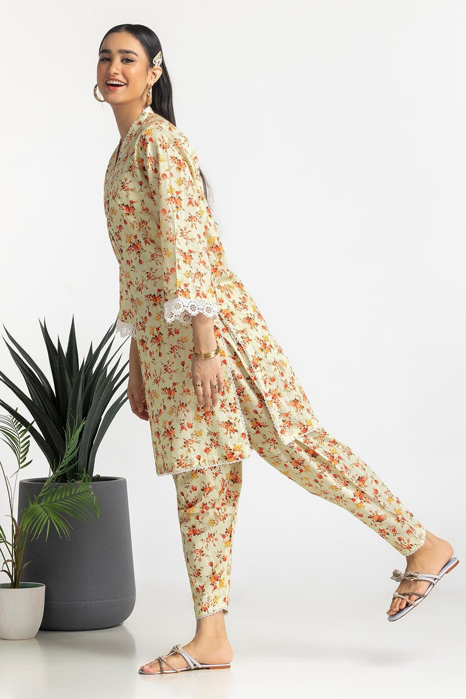 Dobby Printed Co-Ord Set