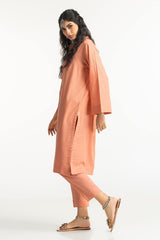 Dobby Dyed Embellished Shirt And Trouser KST-43320