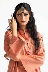 Dobby Dyed Embellished Shirt And Trouser KST-43320