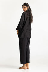 Dobby Dyed Embellished Shirt And Trouser KST-43325