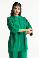 Dobby Dyed Embellished Shirt And Trouser KST-43326