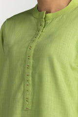 Cotton Slub Embroidered Co-Ord Set KST-43338