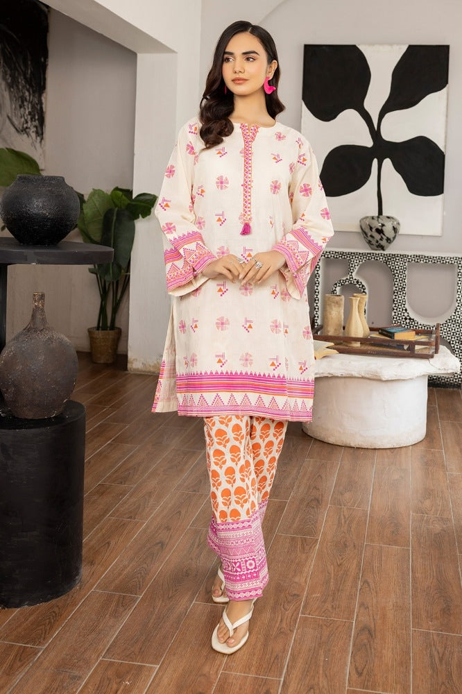 Dobby Block Printed Co-Ord Set KST-43353