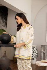 Dobby Block Printed Co-Ord Set KST-43354