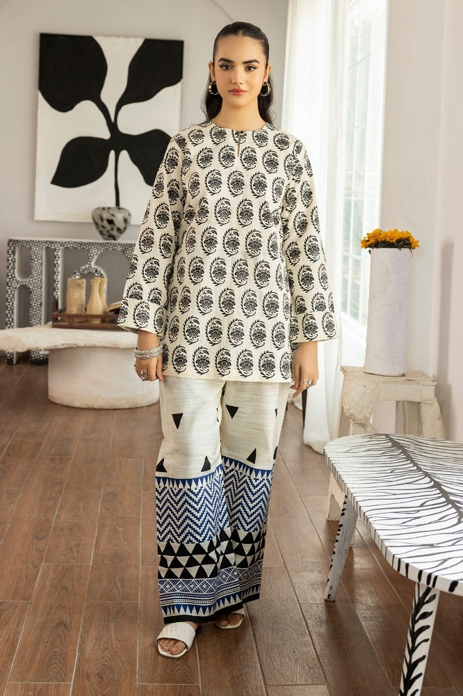 Dobby Block Printed Co-Ord Set KST-43355