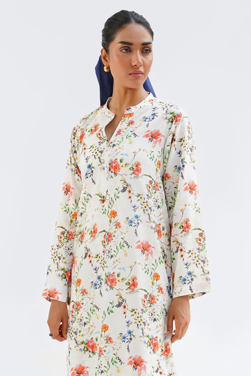 Cotton Viscose Printed Co-Ord Set KST-43357