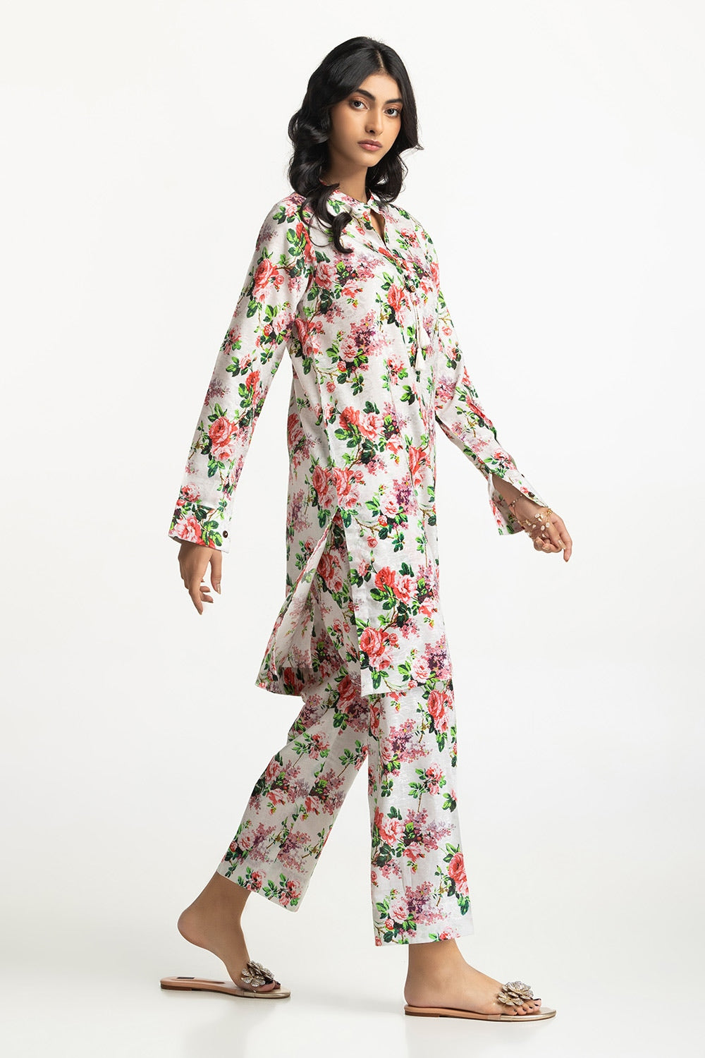 Cotton Viscose Printed Co-Ord Set KST-43358