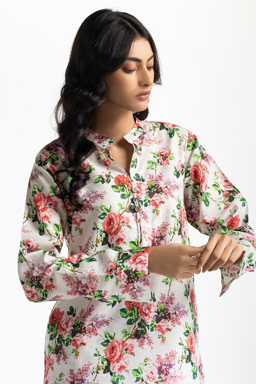 Cotton Viscose Printed Co-Ord Set KST-43358