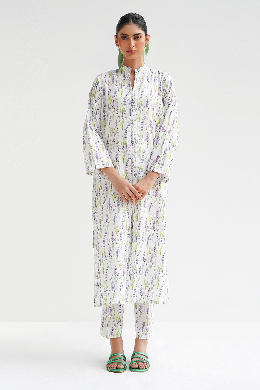Cotton Viscose Printed Co-Ord Set KST-43359