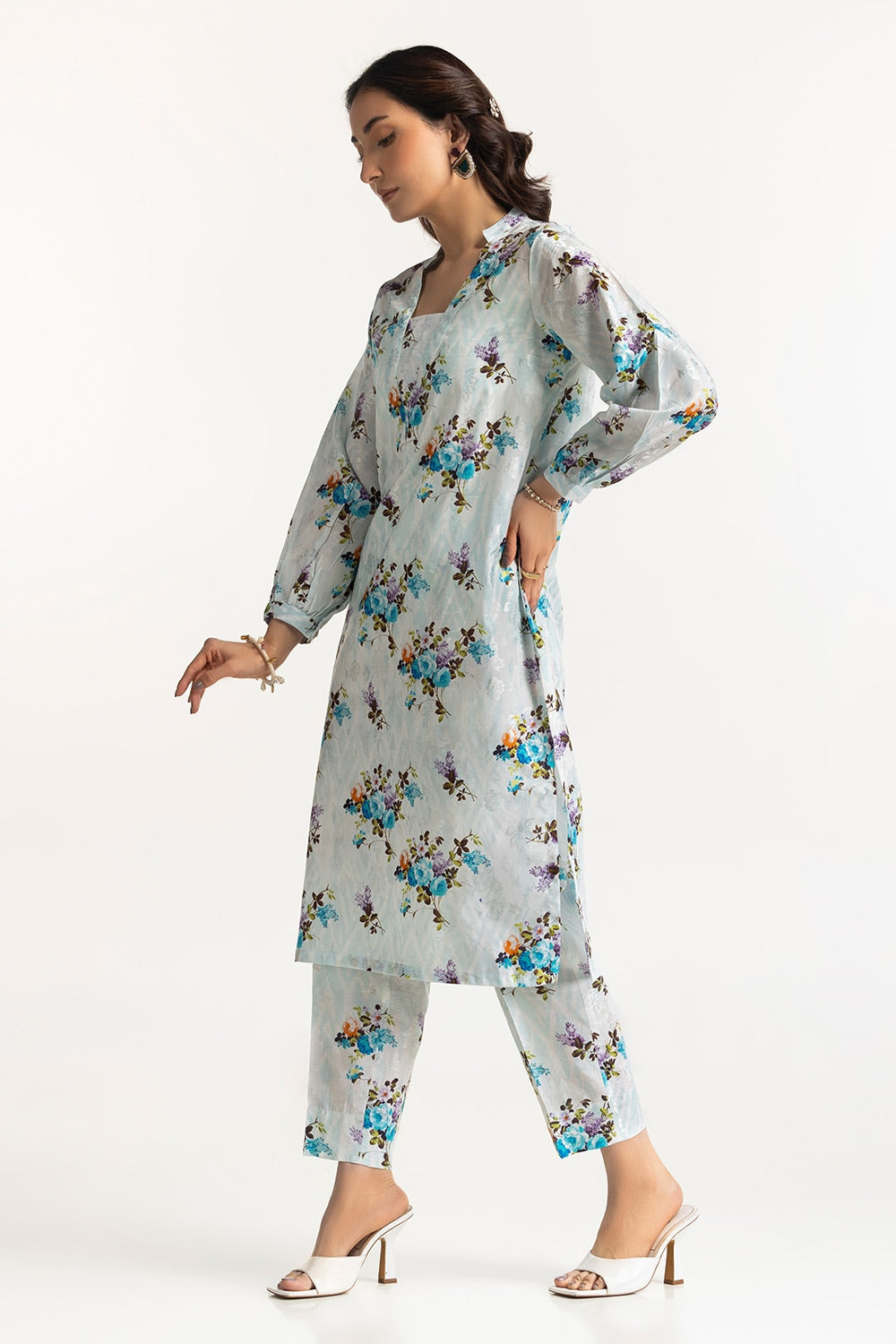 Cotton Viscose Printed Co-Ord Set KST-43361