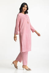 Lurex Jacquard Embellished Shirt And Trouser KST-43386