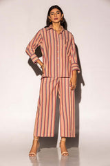 Yarn-dyed Co-Ord Set KST-43411