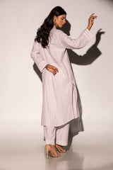 Yarn-dyed Co-Ord Set KST-43413