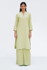 Lurex Embellished Shirt And Dhaka Pajama KST-43481
