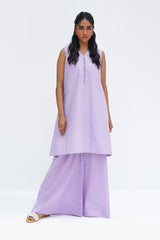 Lurex Embellished Shirt And Dhaka Pajama KST-43485