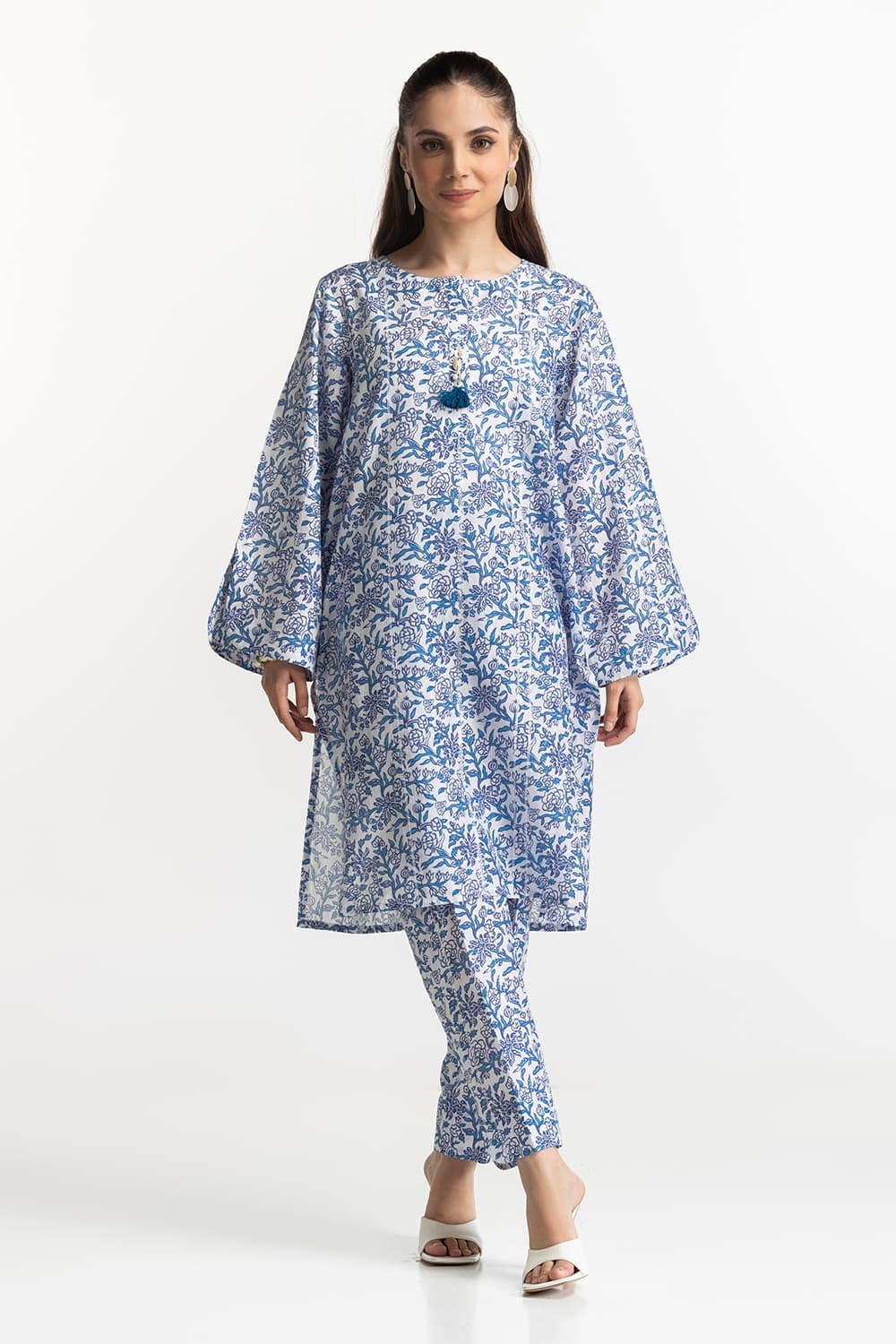 Jacquard Printed Co-Ord Set KST-43528