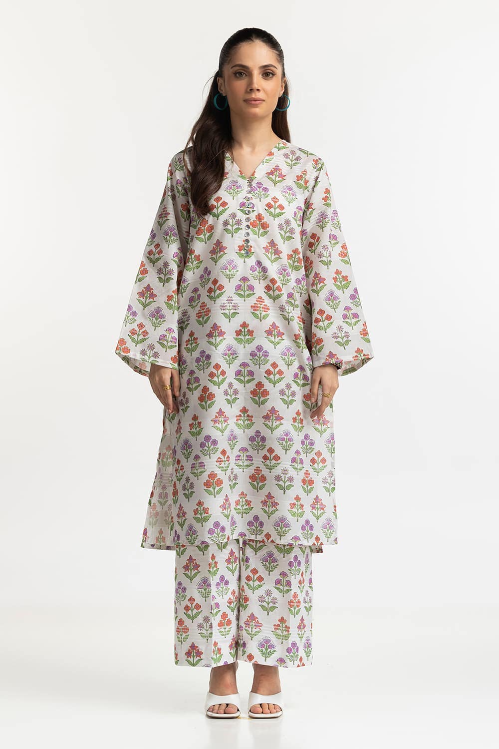 Jacquard Printed Co-Ord Set KST-43530