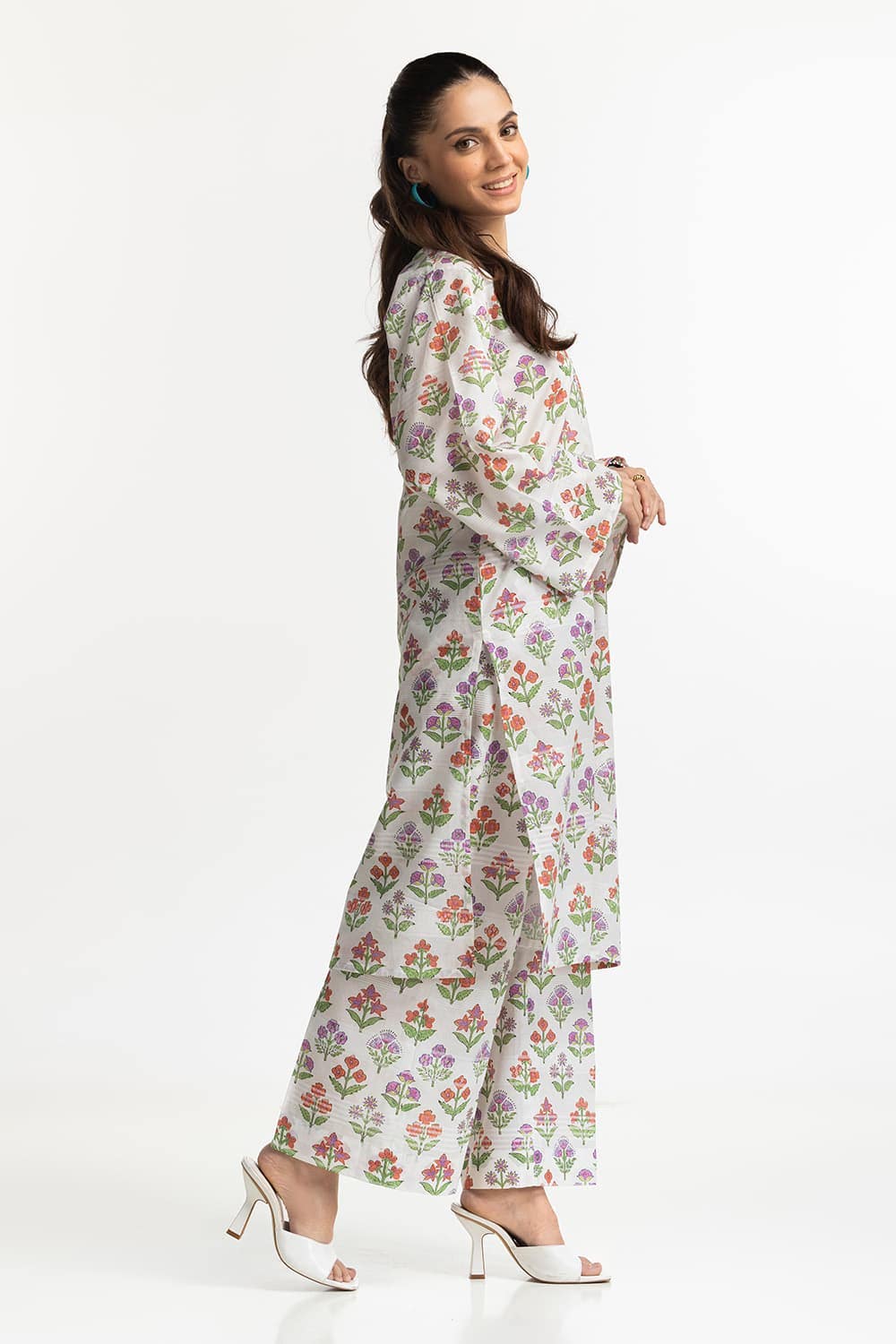 Jacquard Printed Co-Ord Set KST-43530