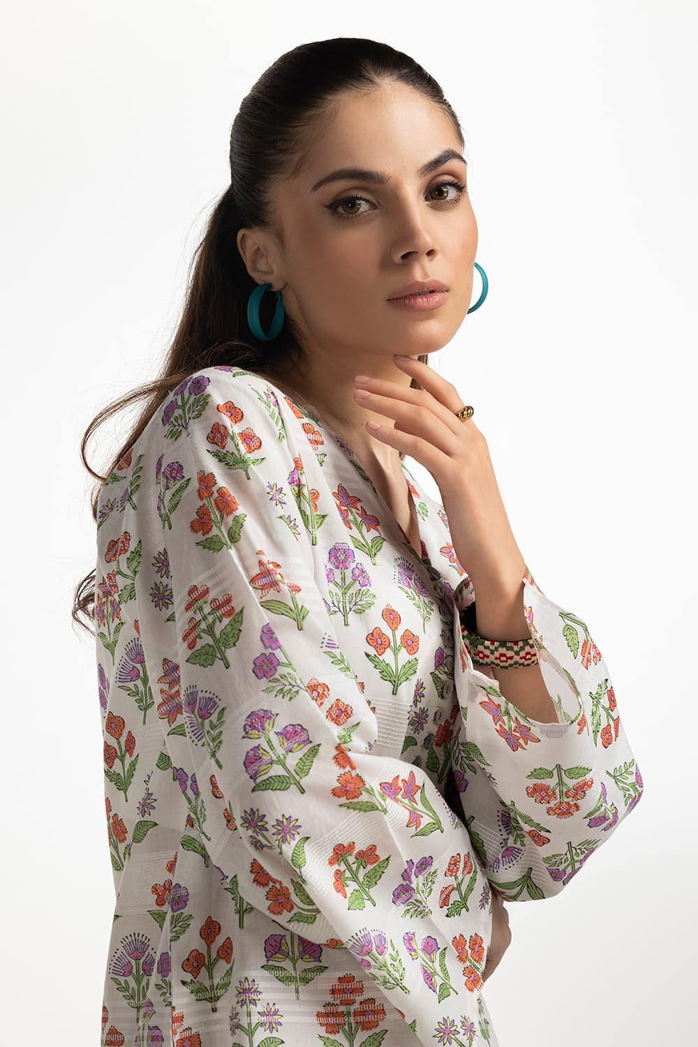 Jacquard Printed Co-Ord Set KST-43530