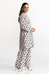 Jacquard Printed Co-Ord Set KST-43531