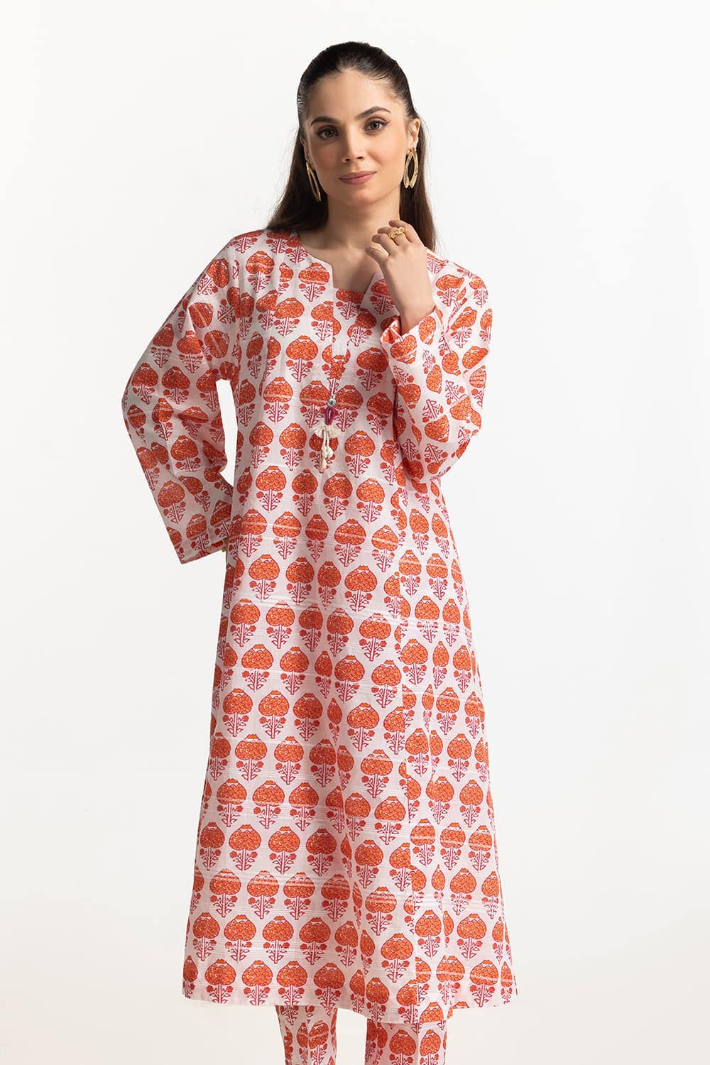 Jacquard Printed Co-Ord Set KST-43532