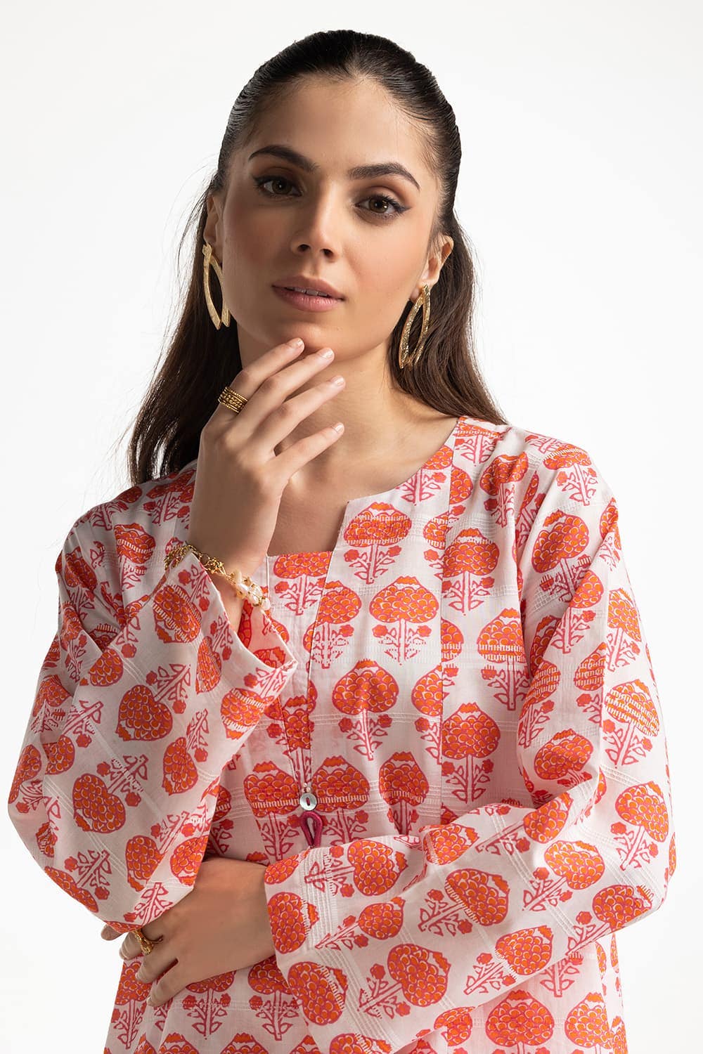 Jacquard Printed Co-Ord Set KST-43532