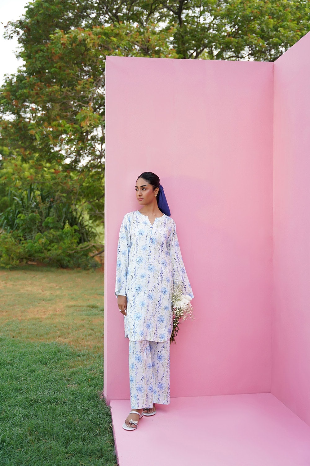 Cotton Viscose Printed Co-Ord Set KST-43356