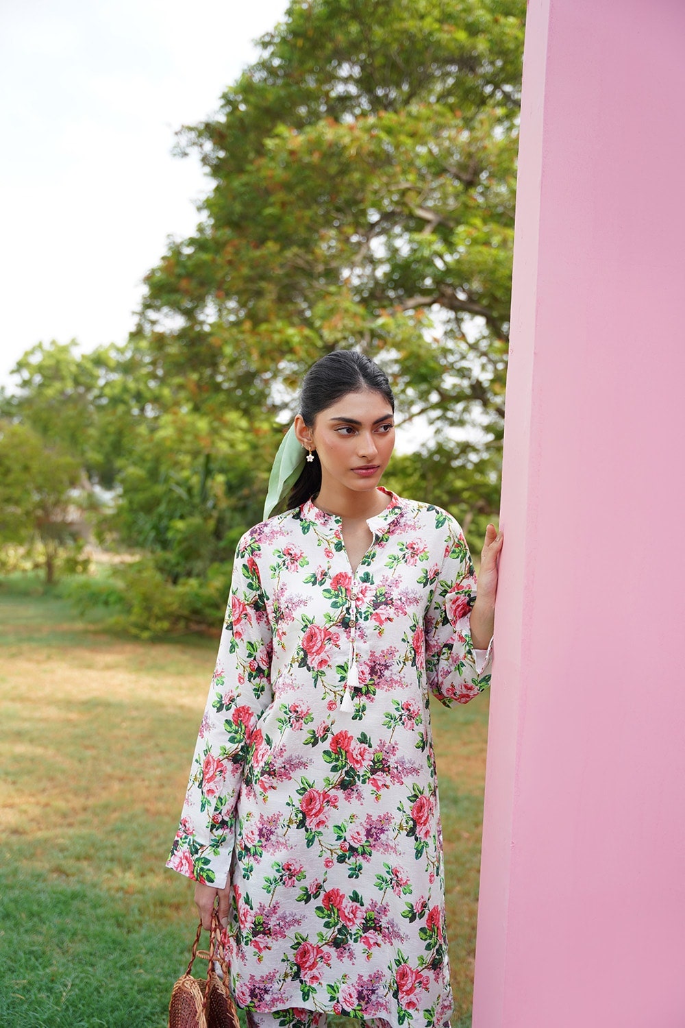 Cotton Viscose Printed Co-Ord Set KST-43358