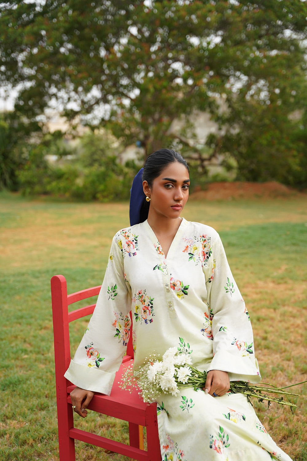 Cotton Viscose Printed Co-Ord Set KST-43362