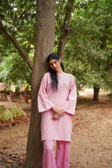 Lurex Embellished Shirt And Trouser KST-43483