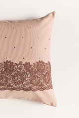 Lace Embroidered Cushion Cover